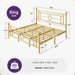 King Size Bed Frame