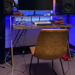 Minimalist Music Production Desk