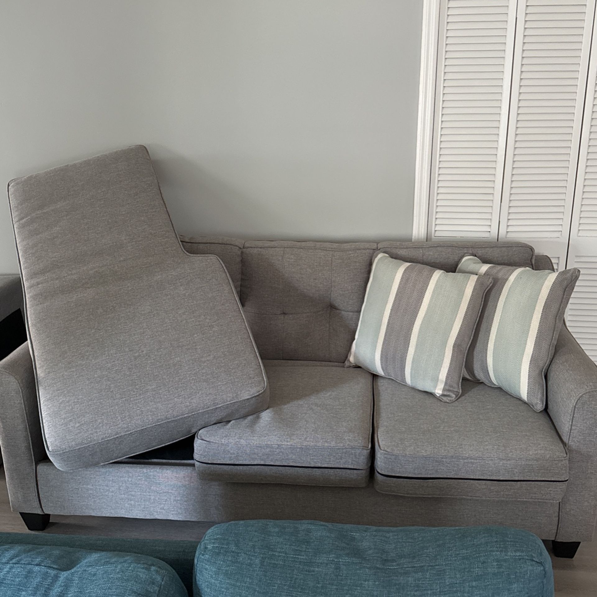 Chaise Lounge Sofa 80”