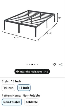 Metal Queen Bed Frame