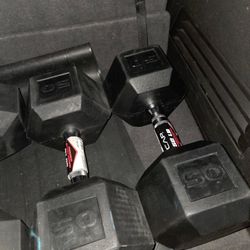 50 Lbs Dumbbells Set Pair