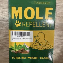 Mole Repellent, Mole & Vole Repellent for Lawns, Peppermint Oil to Repel Mole, Gopher, Vole Repellent for Outdoor Use for Yard, Garden, Patio, 10 Pack