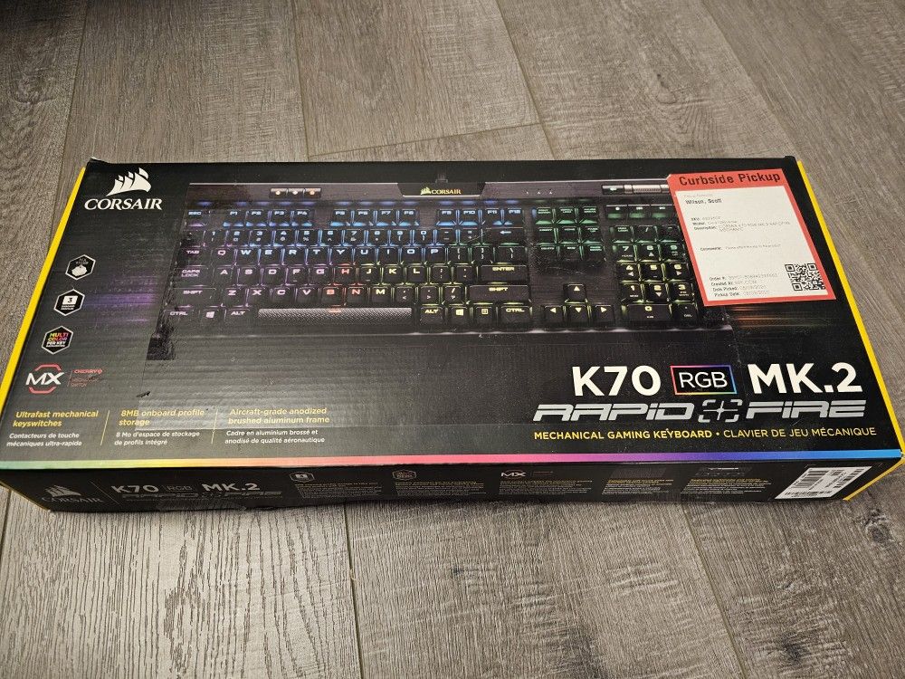 Corsair K70 2nd Gen Mechanical Keyboard 
