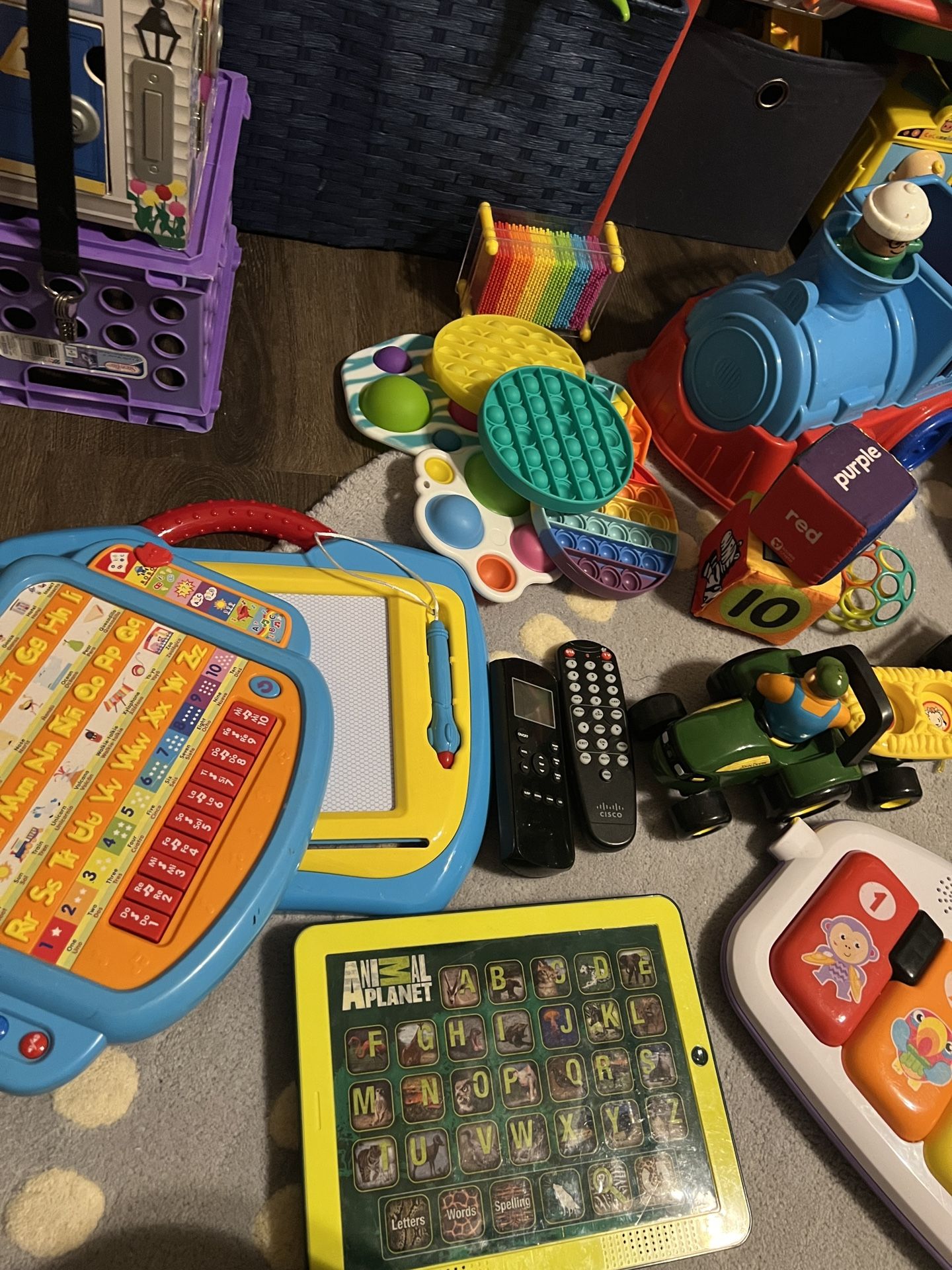 Toddler Toys Batteries Included. Everything Works No Damage Clean Smoke Free Home.