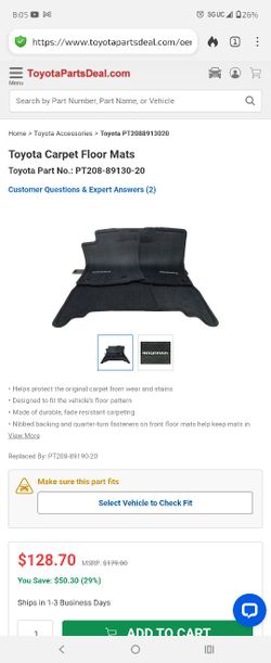 4 Runner Mats!! Brand New!!