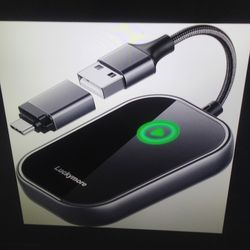 New wireless carplay adapter converts wired to wireless carplay dongle for Apple & iOS