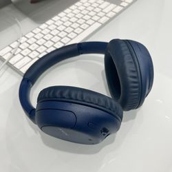 Blue Sony Headphones 