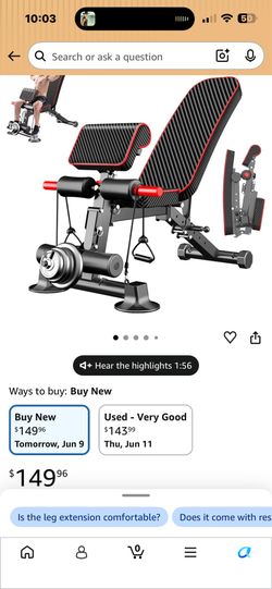 Work out bench