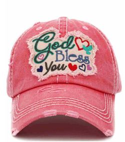 Vintage GOD BLESS YOU CAP