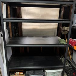 2 Metal Storage Shelves 