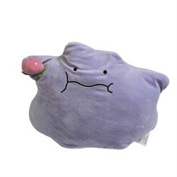 Bandai Spirits Ditto Eating Berry 12" Plush Pokémon Go Kawaii Japanese Cute