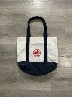 Trader Joe’s Navy Blue/White Medium Tote Bag
