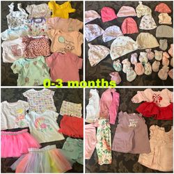 0-3 months clothes 