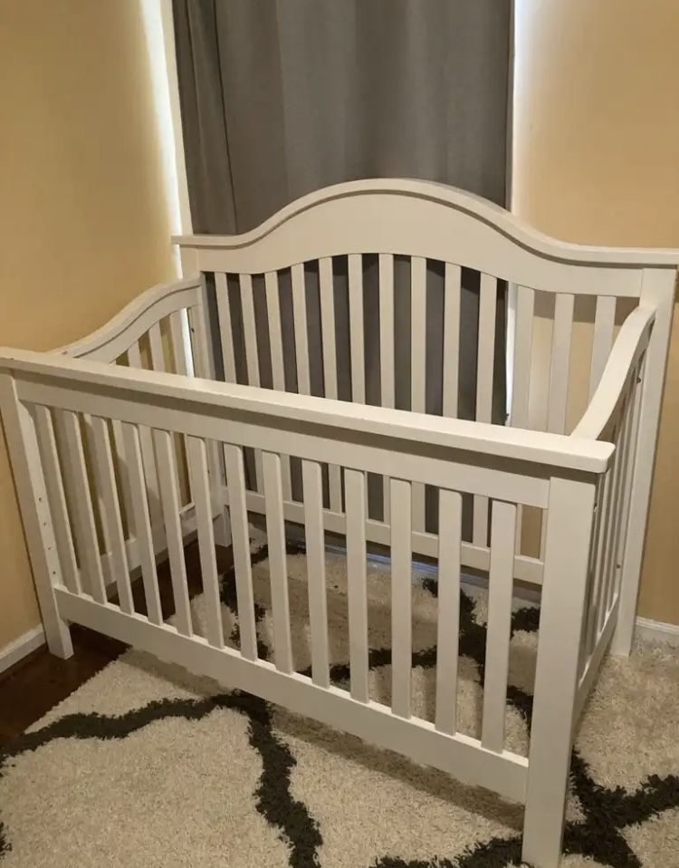 White Baby Crib