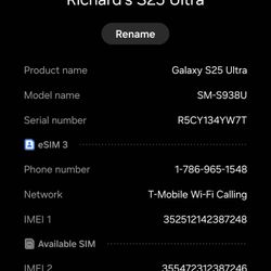 Samsung S25 Ultra Unlocked 