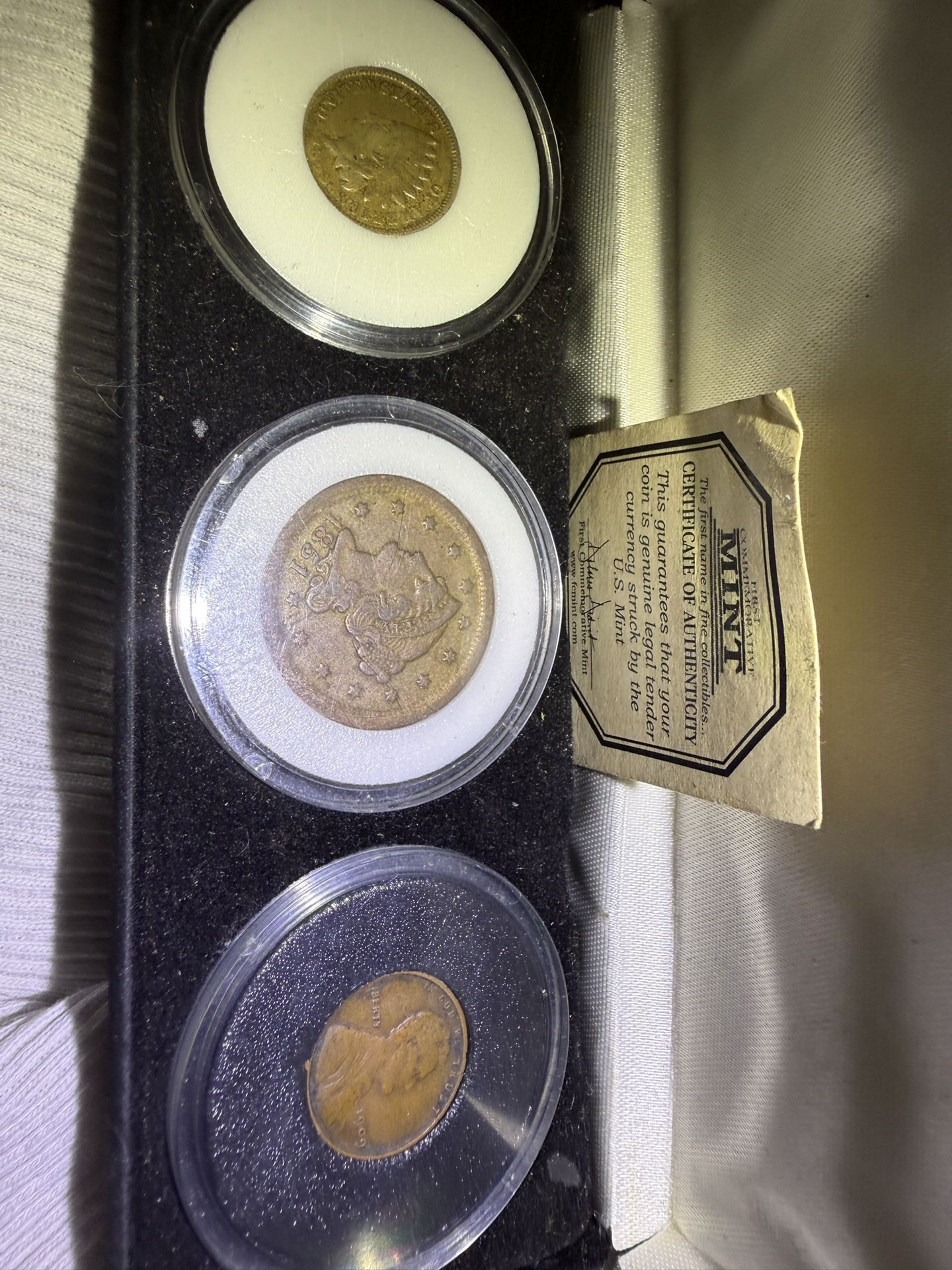 1863 Penny 1861 Penny 1909 Penny