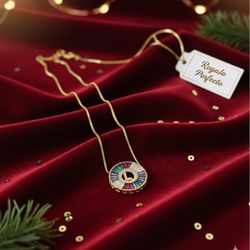 18k GP Necklace letter L