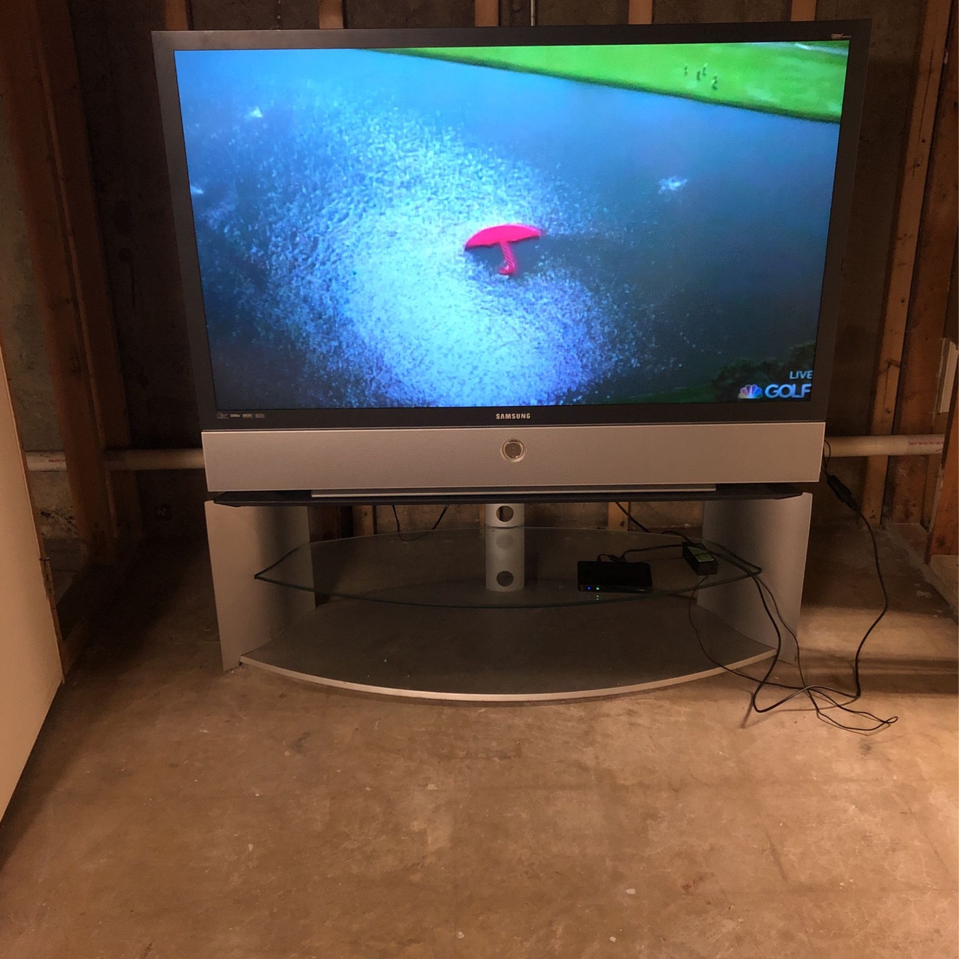60in  2003 Samsung (HDTV) With Stand. PICKUP ONLY