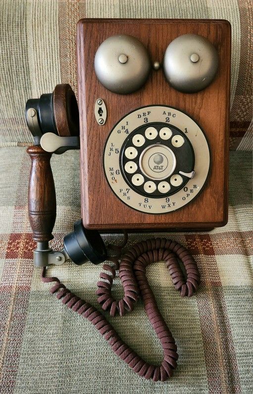 Vintage Western Electric Country Junction Rotary Wall Phone w/ Original Receiver