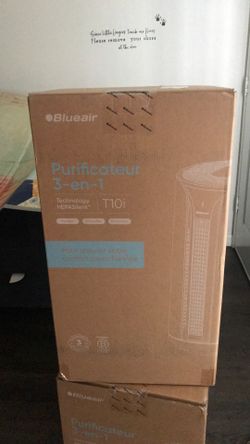Blue air purifier