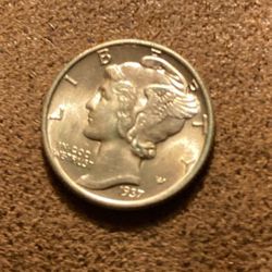 1937 Mercury Dime