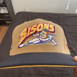 Buffalo Bison New Era Fitted Hat Size 7 1/8