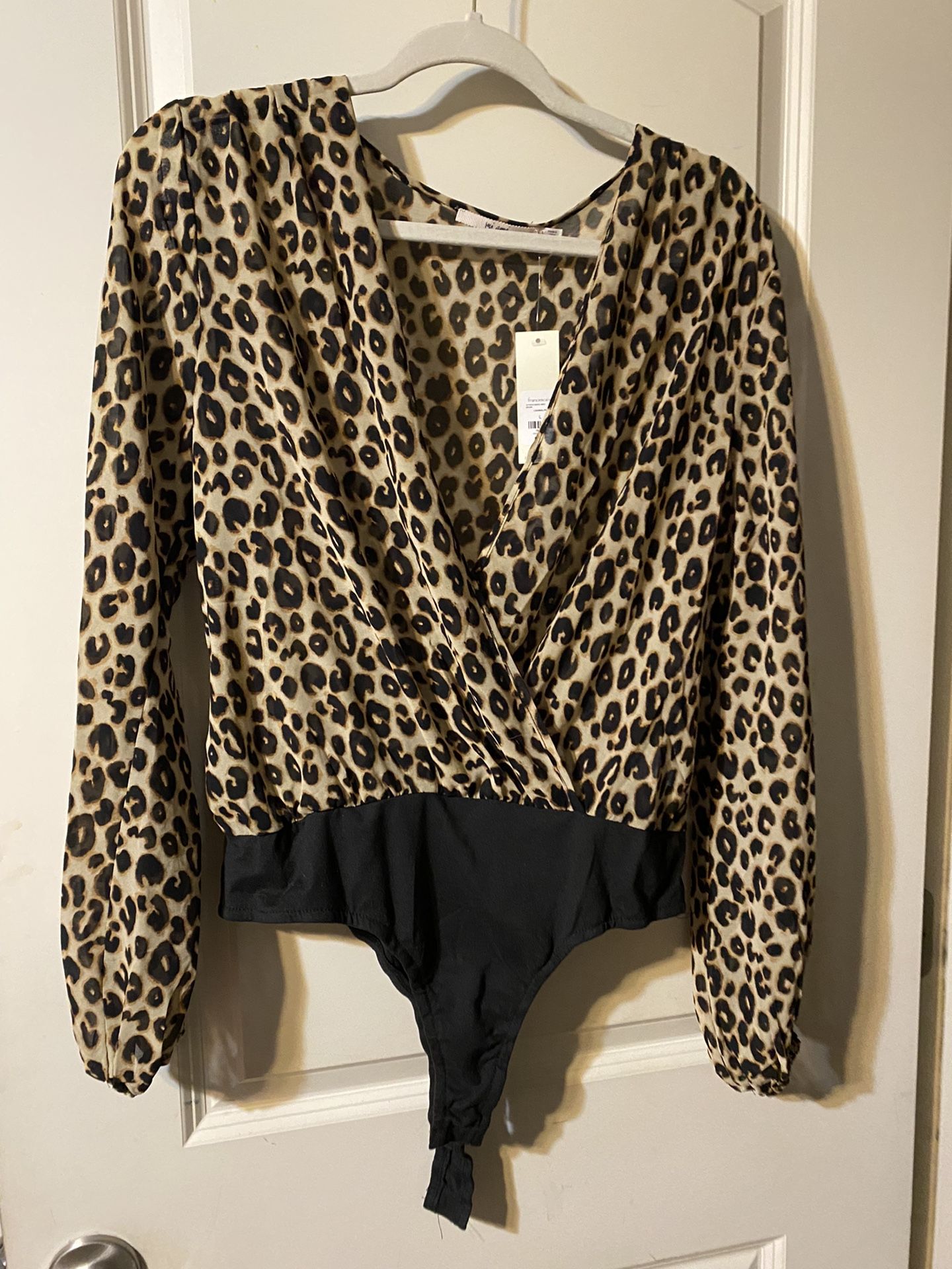 Brand New Leopard Print Bodysuit 
