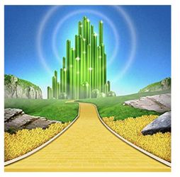 Wizard of Oz background... perfect for birthday party!!