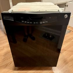 GE 24 in. Built-In Tall Tub Front Control Black Dishwasher