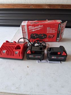 Milwaukee M18 5.0 2 battery kit