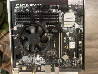 I7-10700k cpu 32gb DDR4 ram b460m motherboard