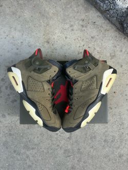 Air Jordan 6 Retro Travis Scott Olive