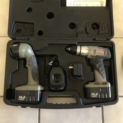 Craftsman drill and flashlight set sale