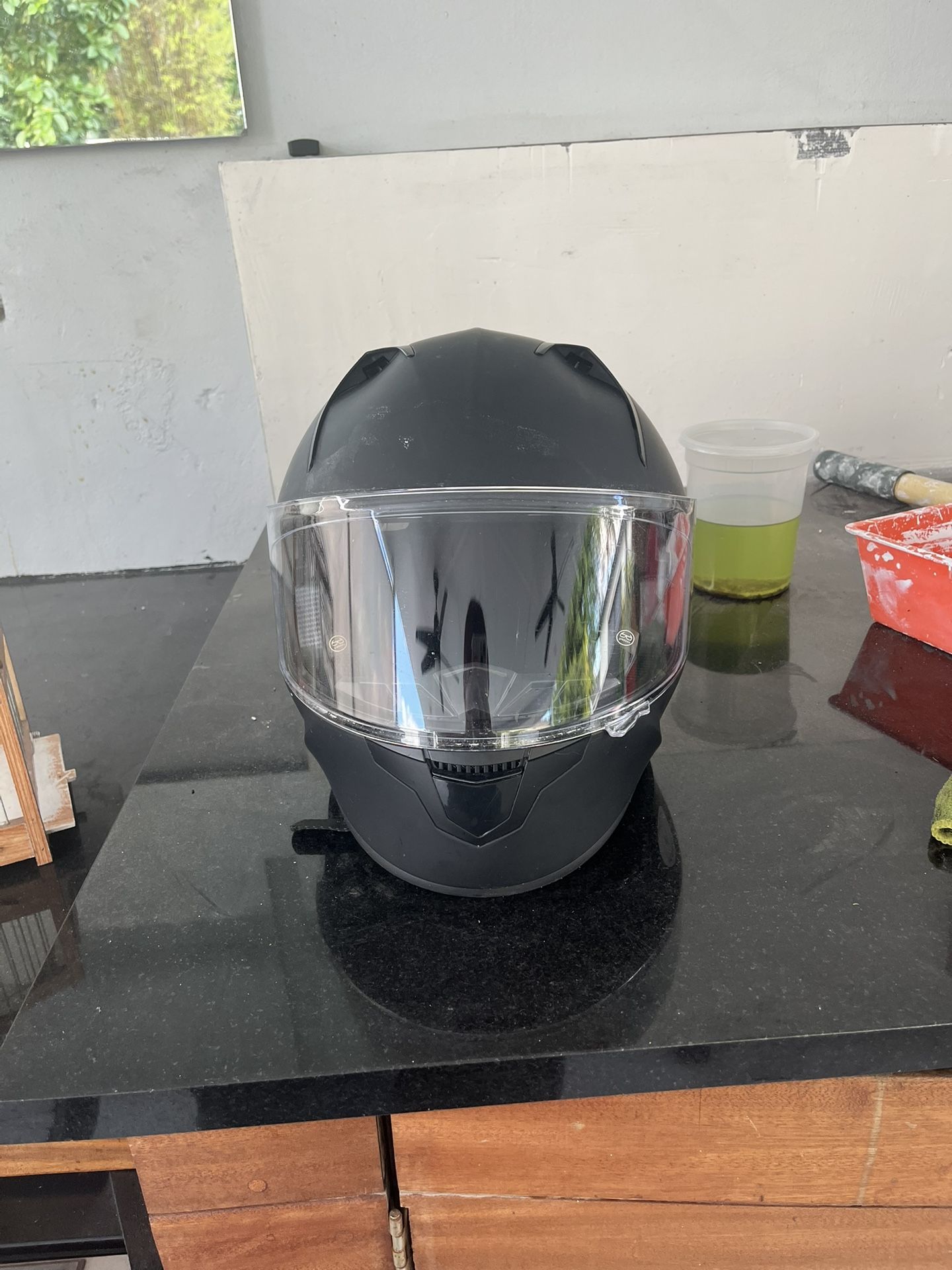 Favoto Full Face Helmet with Dual Visors with bluetooth 