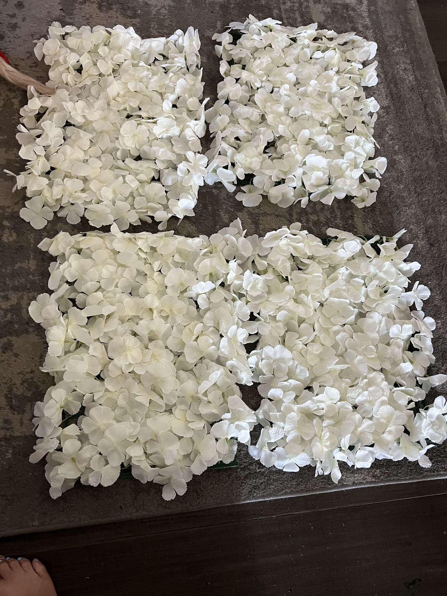 Artificial Flowers For Back Drop