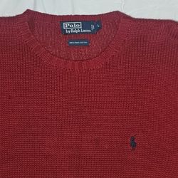 Red Polo R Sweater