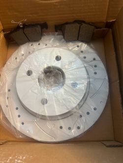 2019 Ford echoes sport front drilled rotors and pads