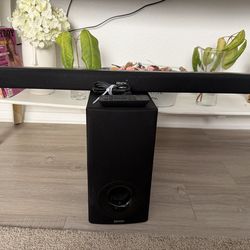 Denon Bluetooth soundbar and subwoofer