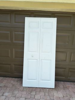 36" x 80" 6-Panel Bifold Closet Door 