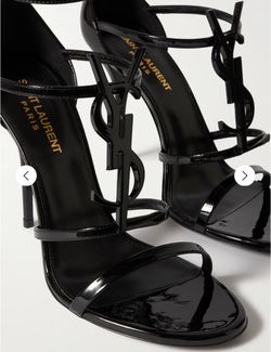 YSL Black Women Shoes Size 39