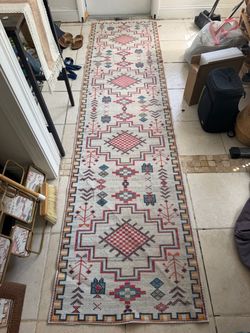 Boho Geometric Runner Rug