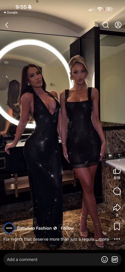 Black diamond dress baby boo