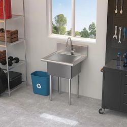 24 in Commercial Utility Sink