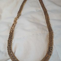 Gold Vermeil Heavy Necklace 