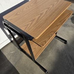Mobile Desk Computer Laptop Small Table Office 