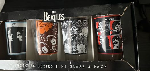 The Beatles Collector's Series Pint Glass 4-Pack