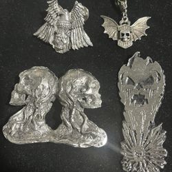 Skull and Eagle Pins 