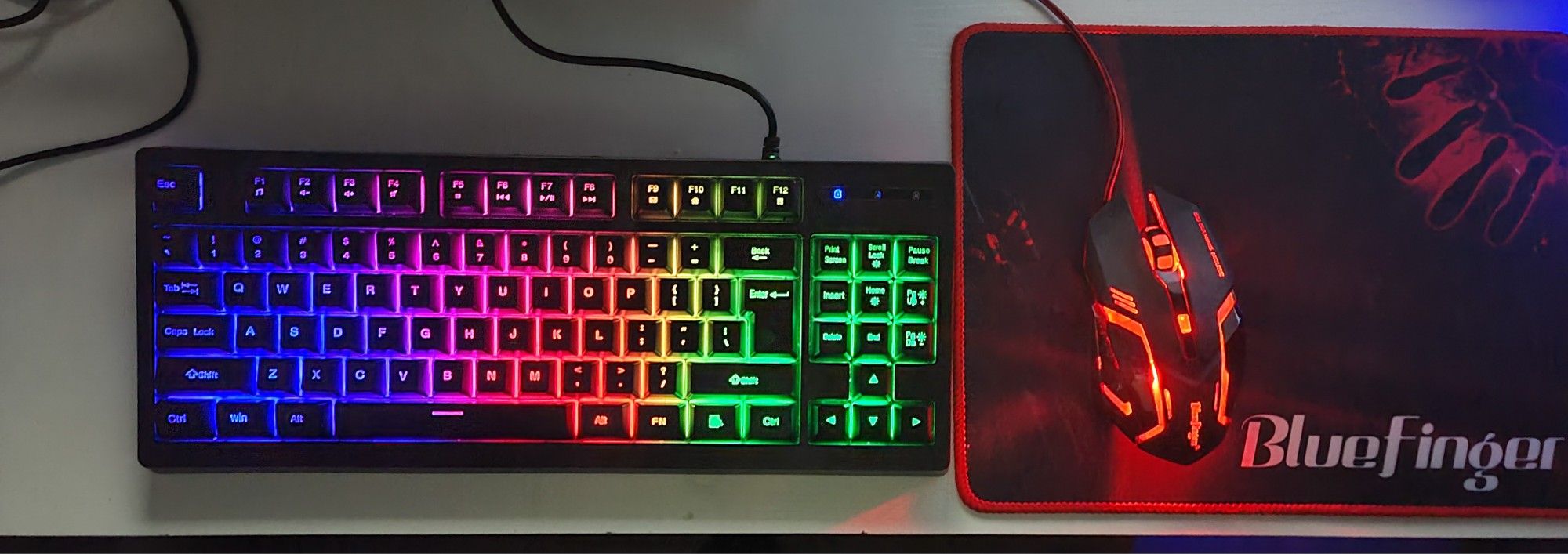Mouse, Keyboard And Mousepad Combo