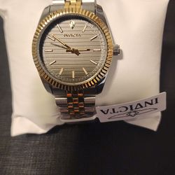 Brand New RELEASE INVICTA CELESTIAL 36mm Gold,silver Stanless Steel With Charcoal Copper Dial 3 Year Manufacture Warranty 