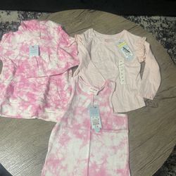 3 Pcs Girls Clothes Sz 3T